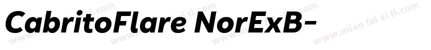 CabritoFlare NorExB字体转换